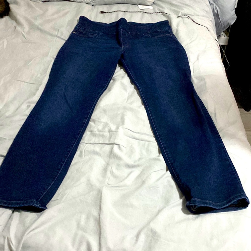 Lee dark blue slim fit mid rise jeans